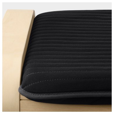 IKEA Підставка для ніг POANG Чорний (ИКЕА ПОАНГ) 49244657 фото - 4