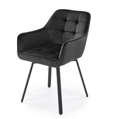 Обеденный стул поворотный Halmar K588 Черный V-CH-K/588-KR-CZARNY