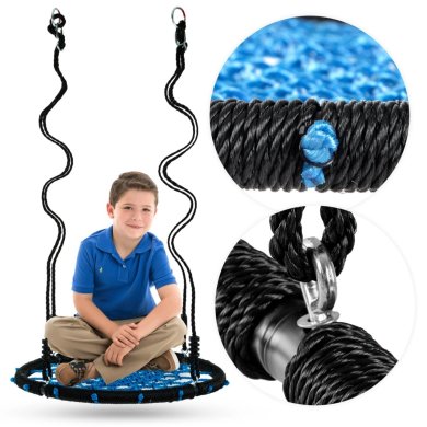 Підвісні гойдалки Corciano 253x170x207 см Сірий 5901157673374 фото - 9