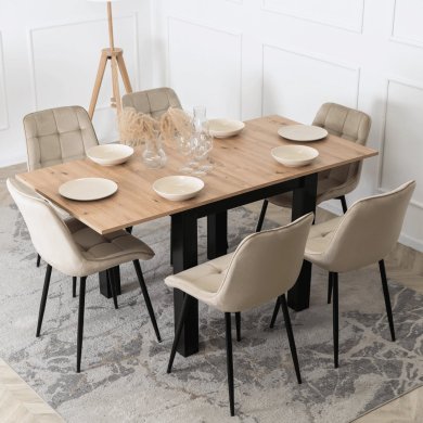 Раскладной обеденный стол Mebel Elit MAX Дуб артизан W.MAX/DA/CZ/S фото - 6