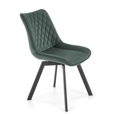 Обідній стілець поворотний Halmar K520 Темно-зелений V-CH-K/520-KR-C.ZIELONY фото - 3