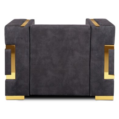 Кресло мягкое Mebel Elit PALLAZO 1S Черный ME.PALLAZO1S/CZ/ZL/V/FW фото - 4