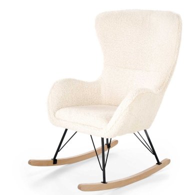 Крісло-качалка м'яке Halmar Liberto-2 Бежевий V-CH-LIBERTO_2-FOT-KREMOWY фото - 2