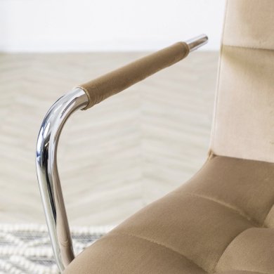 Офісне крісло Mebel Elit BOSTON Бежевий ME.BOSTON/BZ/CH/V/FO фото - 11