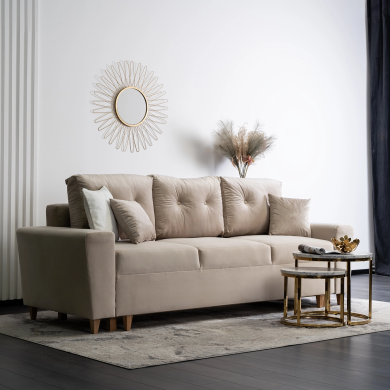 Розкладний диван Mebel Elit EMIL Бежевий MGK.ELIO/VELLUTO2/SOF фото - 6