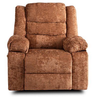 Кресло мягкое раскладное с реклайнером Mebel Elit ARTURO Welur Рыжий ME.ARTURO/BR/V/FW фото - 2