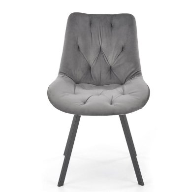 Обеденный стул поворотный Halmar K519 Серый V-CH-K/519-KR-POPIELATY фото - 5