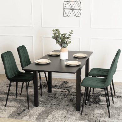 Обідній стілець Mebel Elit IBIS Welur Зелений - 7 Обідній стілець Mebel Elit IBIS Welur Зелений ME.IBIS/Z/V/K фото - 7