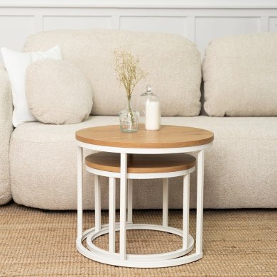 Комплект журнальних столів Mebel Elit DANIELLE 2 шт Дуб ME.DANIELLE/D/B/L фото - 10