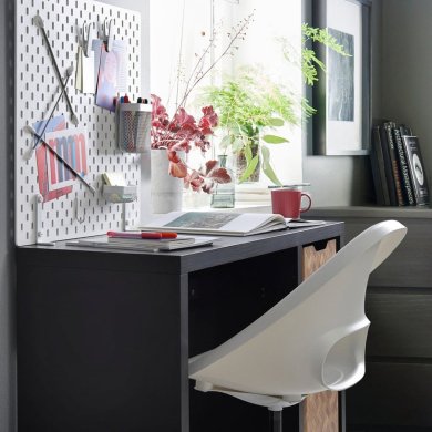 IKEA УЦІНКА Письмовий стіл KALLAX Чорний brak/00582442 фото - 6