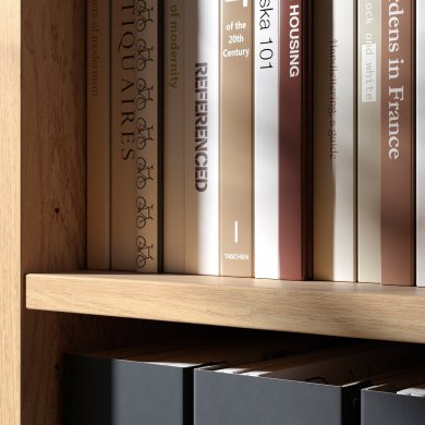 IKEA Стеллаж TONSTAD Дуб (ИКЕА ТОНСТАД) 70528461 фото - 5