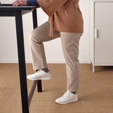 IKEA Письменный стол для работы сидя/стоя MITTZON Черный (ИКЕА МИЦОН) 29514650 фото - 4