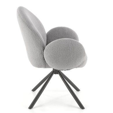 Обеденный стул поворотный Halmar K498 Пепельный V-CH-K/498-KR-POPIELATY фото - 4