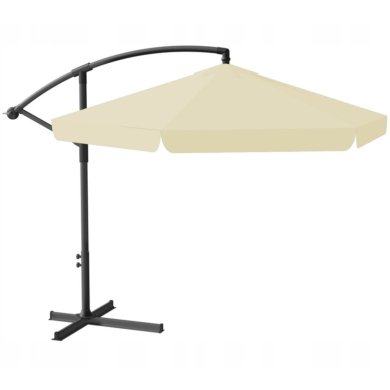 Садовый зонт с чехлом и LED Garden Line BANANA 300 см Бежевий - 3 Садовый зонт с чехлом и LED Garden Line BANANA 300 см Бежевий GAO1503 фото - 3