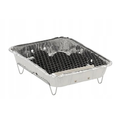 Одноразовый угольный гриль Garden Line BBQ3681 Серебристый - 2 Одноразовый угольный гриль Garden Line BBQ3681 Серебристый BBQ3681 фото - 2