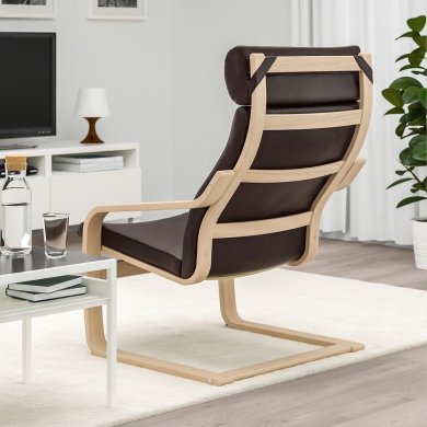 Крісло-качалка POANG Темно-коричневий - 11 IKEA Крісло-качалка POANG Темно-коричневий (ИКЕА ПОАНГ) 79286575 фото - 11