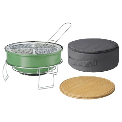 IKEA Вугільний гриль STRANDON Зелений (ИКЕА СТРЭНДОН) 70575848