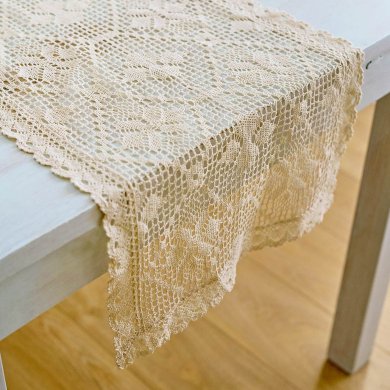 Доріжка на стіл (раннер) Homla STARSE 40x160 см Бежевий 229202 фото - 5