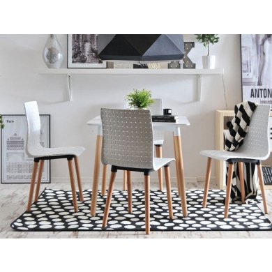 Обідній стіл Chomik Білий FAT1156 фото - 7