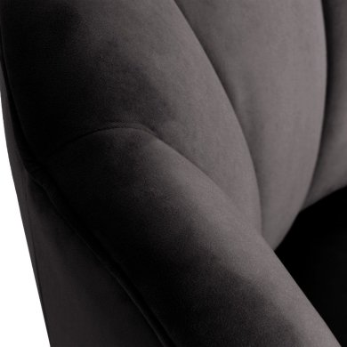 Кресло мягкое Homla ARIEL Черный 214822 фото - 4