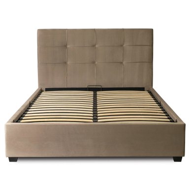 Ліжко Mebel Elit TINGA Welur 140x200 см Бежевий ME.TINGA/140/BZ/V/LOZZPOJ фото - 3