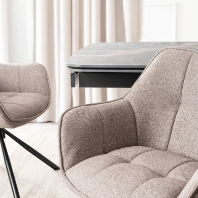 Обеденный стул поворотный Mebel Elit PEONY 2 Капучино ME.PEONY2/CAP/T/K фото - 7