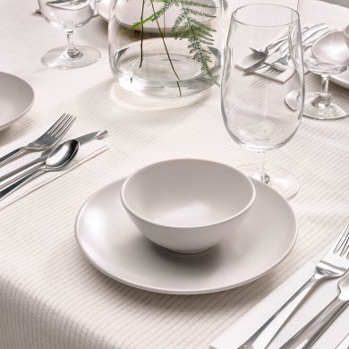 IKEA Скатерть SILVERARV 145х240 см Бежевый (ИКЕА СИЛЬВЕРАРВ) 80526579 фото - 3