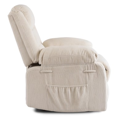 Кресло мягкое раскладное с реклайнером Mebel Elit ARTURO Velvet Бежевый - 3 Кресло мягкое раскладное с реклайнером Mebel Elit ARTURO Velvet Бежевый ME.ARTURO/BZ/SZTR/FW фото - 3