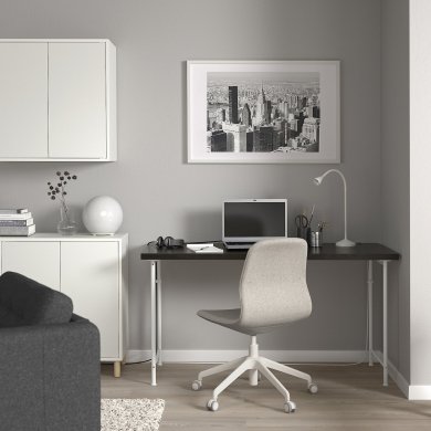 IKEA Письмовий стіл LAGKAPTEN/SPAND Коричневий (ИКЕА ЛАГКАПТЕН/СПАНД) 89563713 фото - 4