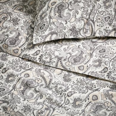 IKEA Комплект постільної білизни RODGERSIA 150х200 см Сірий (ИКЕА РОДЖЕРСИЯ) 10579401 фото - 5