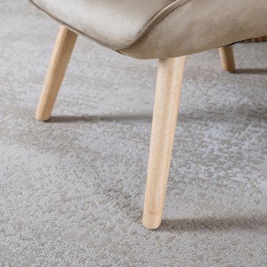 Кресло мягкое с подставкой Mebel Elit LOZANO Welur Бежевый ME.LOZANO/BZ/DK/V/FW фото - 13