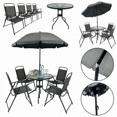 Комплект садовой мебели Kontrast CHILE Серый 5.05.13952 фото - 2