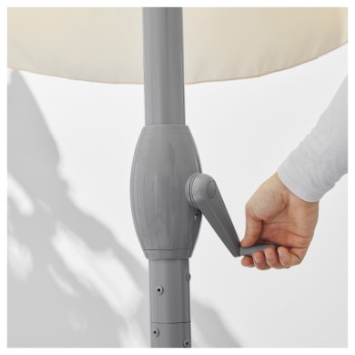 IKEA Садовый зонт LJUSTERO 400 см Бежевый (ИКЕА ЛЬЮСТЕРЭ) 20260313 фото - 8