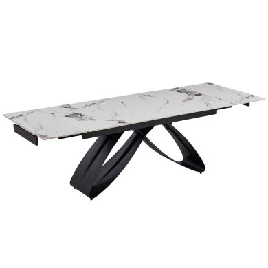 Розкладний обідній стіл Mebel Elit LUIGI Marmur Білий - 2 Розкладний обідній стіл Mebel Elit LUIGI Marmur Білий ME.LUIGI/B/CZ/S160-240 фото - 2