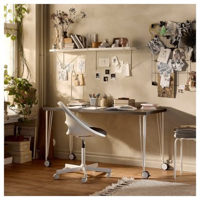 IKEA Ніжка для столу KRILLE 70 см Білий (ИКЕА КРИЛЛЕ) 30250257 фото - 13