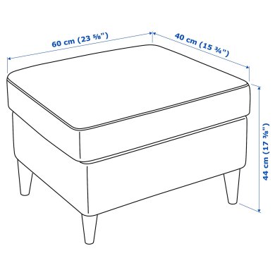 Підставка для ніг STRANDMON Жовтий - 12 IKEA Підставка для ніг STRANDMON Жовтий (ИКЕА СТРАНДМОН) 20300432 фото - 12