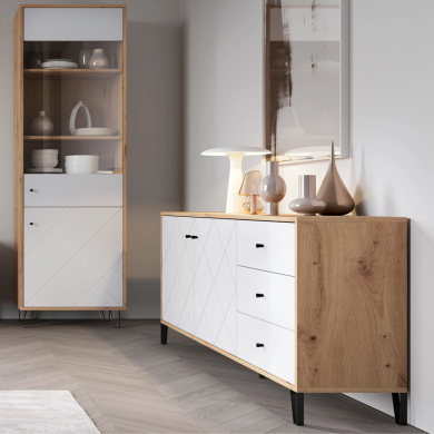 Комод Mebel Elit BACARDI 2 Белый - 6 Комод Mebel Elit BACARDI 2 Белый W.BILBAO/BL6/DA/B/KOM2D3S фото - 6