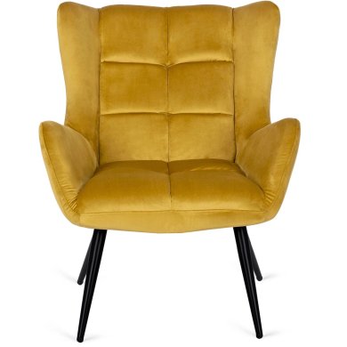Кресло мягкое Mebel Elit VINCENT Горчичный - 2 Кресло мягкое Mebel Elit VINCENT Горчичный ME.VINCENT/CU/V/FW фото - 2