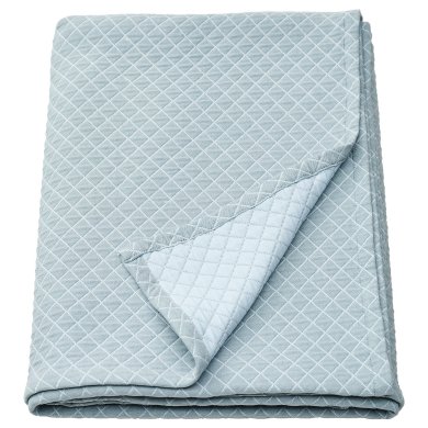IKEA Покривало PRAKTVIAL 160х250 см Блакитний (ИКЕА ПРАКТИЧЕСКИЙ) 90564288