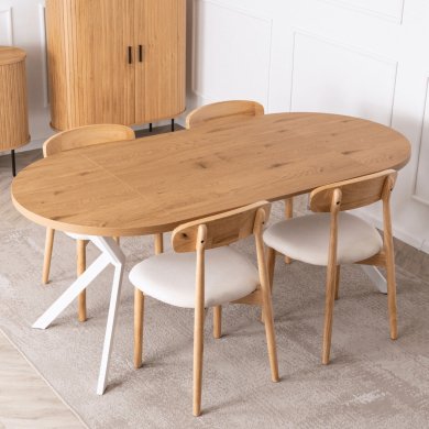 Розкладний обідній стіл Mebel Elit DORIAN Дуб золотий ME.DORIAN/DZ/B/S фото - 10