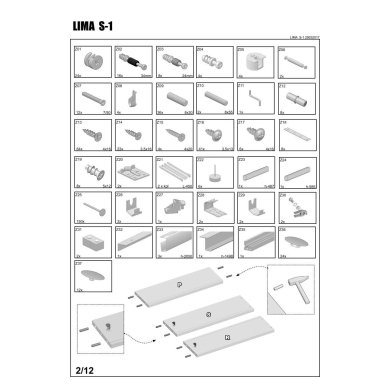 Шкаф Halmar Lima S1 | Дуб сонома V-PL-LIMA-S1-SONOMA фото - 4