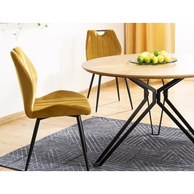Обеденный стул Signal ARCO Welur Карри ARCOVCCU фото - 8