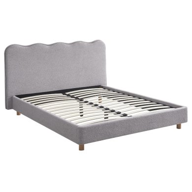 Кровать Mebel Elit IZMIR Boucle 160x200 см Серый ME.IZMIR/160/P/TB/LOZ фото - 2