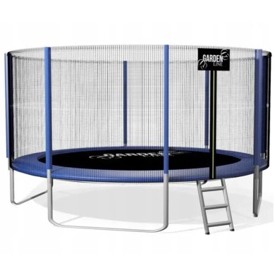 Батут с защитной сеткой Garden Line 374 см Синий TRA9887