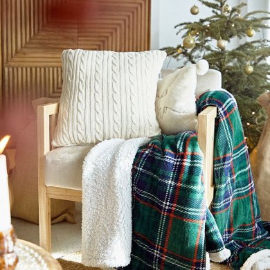 Плед Homla MANTA 150x200 см Зелений 218474 фото - 5