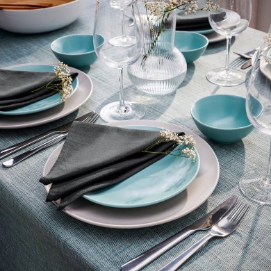 Набор салфеток SVARTSENAP 35x35 см 4 шт Темно-серый - 2 IKEA Набор салфеток SVARTSENAP 35x35 см 4 шт Темно-серый (ИКЕА СВАРЦЕНАП) 00545925 фото - 2