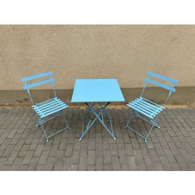 Комплект складаних садових меблів Garden Line GOM5158 Блакитний - 7 Комплект складаних садових меблів Garden Line GOM5158 Блакитний GOM5158 фото - 7