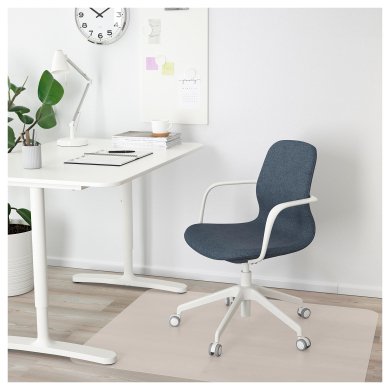 IKEA Офісне крісло LANGFJALL Синій (ИКЕА ЛАНГФЬЯЛЛЬ) 69252769 фото - 7