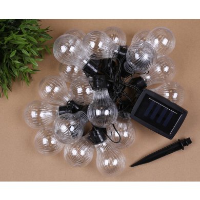 Декоративна гірлянда на сонячній батареї Garden Line 20 LED 3,8 м Теплий-білий - 3 Декоративна гірлянда на сонячній батареї Garden Line 20 LED 3,8 м Теплий-білий SOL3620 фото - 3