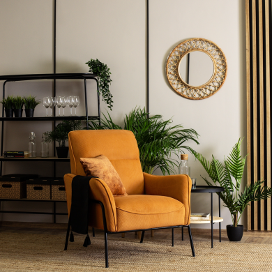 Крісло м'яке Mebel Elit ALBERTO Гірчичний ME.ALBERTO/CU/T/FW фото - 5